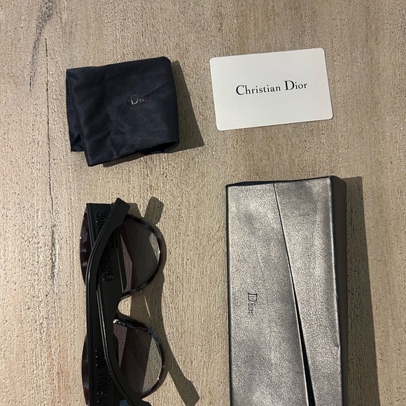 Dior Blue Tortoise Shell Women's Sunglasses (BRAND NEW) - Picture 5 of 5